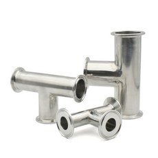 OD19-108mm 파이프 외부 직경 304 316L 스테인리스 스틸 위생 티 슬리브 50.5-119mm 설치 1.5 인치-4 인치, 06 102mm Ferrule 119, 02 SS316L