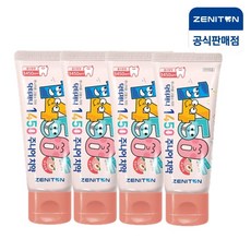 제니튼 닥터제니 1450 고불소 주니어 치약 복숭아향, 60g, 4개