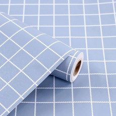 自黏壁貼 45cm*1000cm 牆貼 壁紙 防水 北歐風, 自粘墻紙（晴空藍 45*1000cm）, 1個