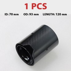 섬유 M440i 수정 M335i 및 M4 장식용 팁 M235i M240i 1PC 호환 M135i M2 탄소 업그레이드 BMW 자동차 M435i M140i M3 배기 M340i