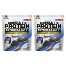 모리나가 머슬 핏 프로틴 바닐라 맛, 840g, 2개