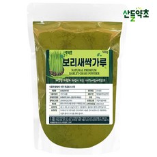 산들약초 새싹보리 분말 (보리새싹 가루 청정지역 제주도산), 1개, 500g