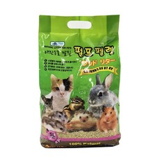 소동물용 펄프 우드펠렛, 1개, 5L