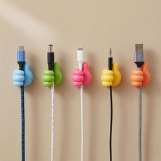 에버리즈 미끄럼방지 선정리클립 케이블 정리 홀더, 혼합, 24개 혼합, 24개
