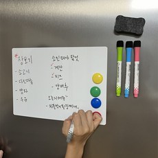 도이샵 자석 메모 화이트보드, 노랑