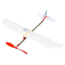 우드락 고무동력기 꾸미기 1인용 사이언스 수업준비물 실습 수업 과학완구 창의력, 1개