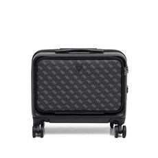 게스 모노그램 패턴 트래블 백