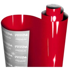 나노 에어 릴리스 기술이 적용된 VViViD+ 울트라 글로스 메탈릭 캔디 레드 비닐 카 랩 프리미엄 페인트 교체 필름 롤(1피트 x 5피트), 3ft x 5ft