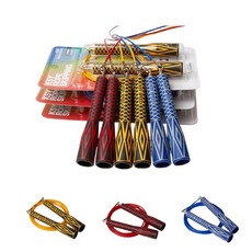 김수열 초고속 줄넘기 어린이 학생 성인 점프 로프, 옐로우(210cm), 1개