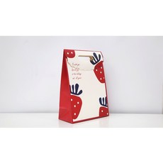 구디백가방 선물상자 손잡이쇼핑백 M사이즈, 1개, 큰딸기