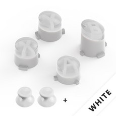 Microsoft Xbox One용 버튼 ABXY 키트 Xbox 시리즈 XS One 엘리트 컨트롤러 액세서리용 예비 부품 버튼, white set, China