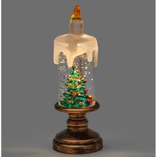 크리스마스 무드등 테이블 장식 촛불 조명 인테리어 소품, 캔들 무드등[크리스마스 트리 스타일], 크리스마스 트리 스타일