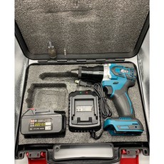 鋰電無刷拉鉚螺母槍 21V M3-M10 鉚接範圍, 1個, JJ無刷拉鉚螺母槍 3.0AH單電_塑盒