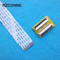 연장 FFC 케이블 포함 커넥터 어댑터 40 핀-40 핀 ZIF 0.5mm 100-600mm 새로운 2 세트 가능, One Color_FFC Cable 100mm, One Color_FFC Cable 100mm, 상세 설명 참조0