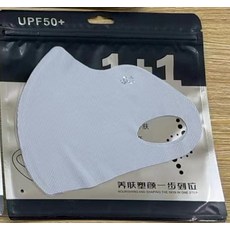 【無品牌】-夏季冰絲口罩透氣可水洗玻尿酸3D立體防曬口罩面罩護眼角防紫外線