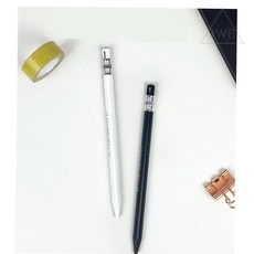 에스웍 노크식 삼각홀더 펜슬 스케치연필, 랜덤 1개