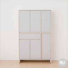 沐家具 mufurniture Milky 奶油風 莫蘭迪灰4尺鞋櫃組 台灣製造