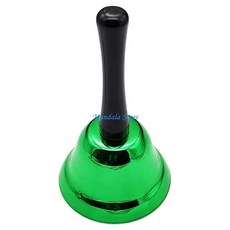 파티 장식과 리듬 훈련 금속 크리스마스 셰이커 벨, 1개, 1. Green