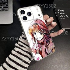 카오루코 아이폰 17케이스 향기로운꽃은늠름하게핀다 굿즈 와구리 향꽃늠핀, 2a z2, iPhone17Pro