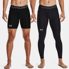 언더아머 vs 운동복 1361596 1361586 남성 히트기어 아머 컴프레션 기능성 숏 레깅스 롱 타이즈 쫄쫄이