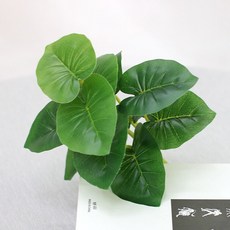 嘉義出貨 仿真植物 假綠植 龜背芋 綠蘿 植物牆配件 草坪植物牆配飾 仿真植物牆配材 壁掛草 仿真草坪綠植牆 柵欄裝飾品, 11叉綠蘿, 1個