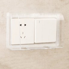 접착 방수 상자 스위치 소켓 보호 커버 스플래시 증거 욕실 화장실, 3. Transparent 1PC