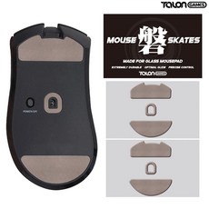 데스에더 V4 PRO 피트 유리패드전용 2개입 레이저 마우스피트 탈론게임즈, TG0138, 1개