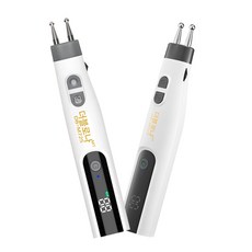 더블로나 관절마사지기 더블헤드마사지펜 최신3세대 다중파마사지기 어깨 팔목 손가락 무릎 발바닥 KC인증, 화이트, 더블로나DB-M725