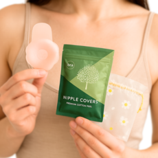 위드버디 여성 리프팅 니플패치 실리콘 (보관케이스+여행파우치 1set), 원형타입, 1개