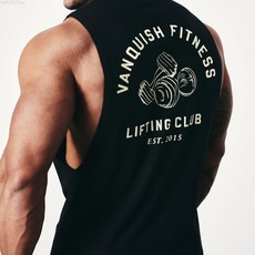 VQ肌肉健身夏季新款健身背心男士上衣戶外跑步休閒運動無袖