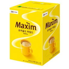 맥심 모카골드 마일드 커피믹스, 12g, 210개입, 1개 12g, 210개입, 1개