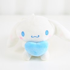 산리오 키링 인형 가방고리 키홀더 Sanrio 봉제인형, 시나모롤 하트, 1개, 15cm
