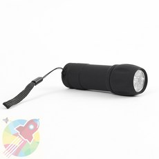 초살림 9구 LED 미니 후레쉬 휴대용미니손전등, 1개