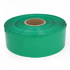 18650 열 수축 리포 배터리 PVC 필름 팩 절연 랩 리튬 케이스 케이블 슬리브 폭 17mm ~ 80mm, green, Width 60mm x 1meter, 1개