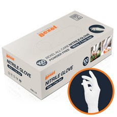 벡셀 니트릴장갑 100매, 5개, 화이트