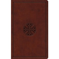 (영문도서)ESV Value Thinline Bible (Trutone Brown Mosaic Cross Design) Imitation Leather, Crossway, English, 9798874903312