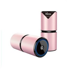 Aires 車用負離子空氣清淨機，輕巧除臭，有效去除PM2.5，享受清新空氣, 玫瑰金, GT-A12R