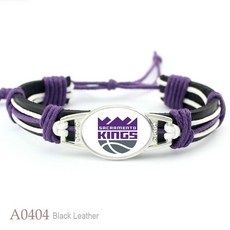 농구 가죽 로프 브레이드 팔찌 코비 브라이언트 제임스 레이커스 워리어스 네츠 매버릭스 그리즐리스 선즈 호넷츠, 026