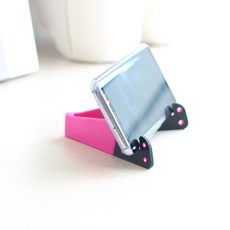 쉬운가게 삼각 휴대용 스마트폰거치대 아이패드거치대, 1개