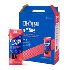 대상웰라이프 마이밀 마시는 뉴프로틴 딥초코 16팩 단백질 보충 음료, 190ml