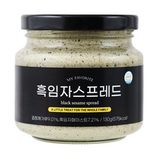 프프프 흑임자 스프레드 잼 달콤한, 1개, 130g