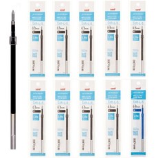 유니 제트스트림 라이트터치 리필 0.5mm 단색펜 SXN-LS-05 전용 LITE TOUCH INK SXR-L-5, 1세트, 혼합10(흑9청1적0)