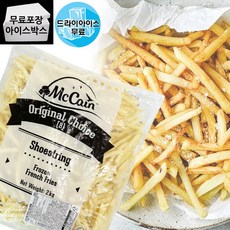 제이케이푸드 맥케인 초이스 슈스트링 2kg 대용량 업소용 감자튀김 안주 간식, 1개