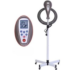 열처리기계 미용 파마 스탠드 열기구 미용실 스타일링, 1개, 화이트/수직 빅풋 수동조작 버전