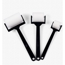 黑柄海棉滾輪3支/組︱海綿滾輪 蝶古巴特 Decoupage 拼貼 彩繪 DIY 手作 美術 美勞︱麥手作, 黑柄海棉滾輪3支/組, 1套