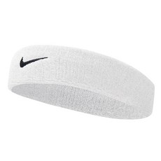 NIKE 耐吉 Swoosh 髮帶 1入, 白色