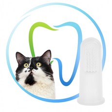 [목마켓]강아지 고양이 치아 청결 건강 애완동물 손가락 칫솔, 1개, 상세페이지 참조