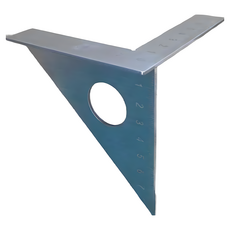 不銹鋼 木工劃線器/劃線尺/角尺 (45度), 1個