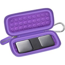PAIYULE Alivecor KardiaMobile 6L용 케이스 EKG 모니터용 컴팩트 홀더 Sec 휴대용 심박수 측정기 및 심장 감지기에도 적합 박스만 포함, Dark Purple, 1개