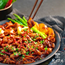 [요리일가] 직접 만든 비법 양념 불향 가득한 직화 돼지 알곱창 야식 캠핑음식 밀키트 맛집, 3개, 230g